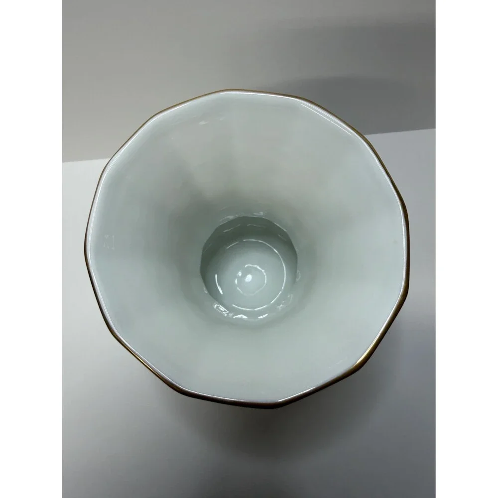 1930s Koenigszelt Germany Porcelain Vase – Hand-Painted Floral, Gold Trim (7